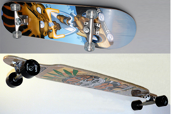 Ce alegi? Skateboard sau longboard?