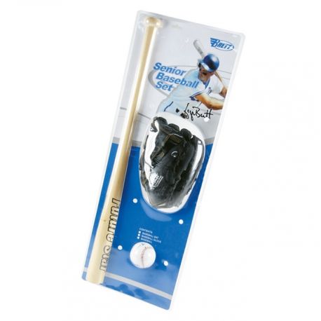 Set bata baseball Brett, manusa si minge, seniori