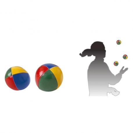 Mingi jonglerie - 3 bucati, Ø 55 mm, 80 grame