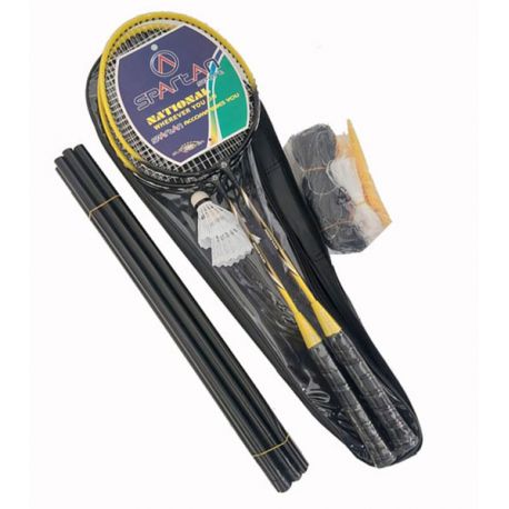 Rachete badminton complet De Luxe, 2 persoane