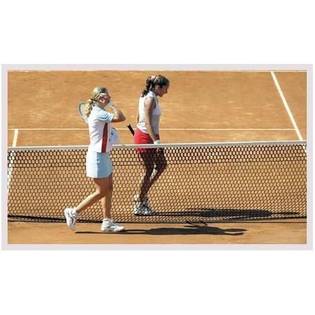 Fileu tenis regulamentar, plasa dubla - fir 4 mm