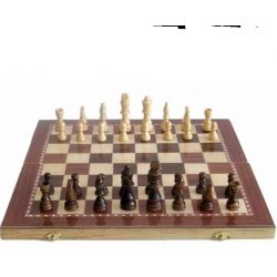 Tabla de sah din lemn 39 x 39 x 2 cm