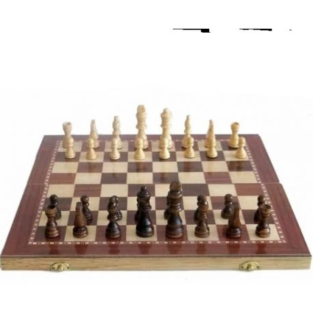 Tabla de sah din lemn 39 x 39 x 2 cm