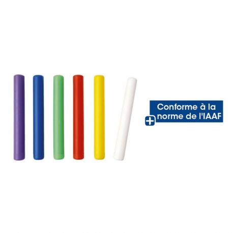Stafeta atletism PVC, norme IAAF