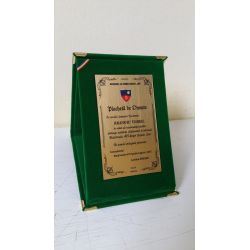 Placheta metal personalizata pe mapa