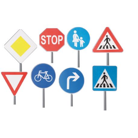 Semne de circulatie, set 8 buc