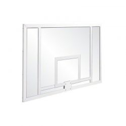 Panou baschet 180x105 cm, plexiglass, cu inel si plasa