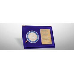 Placheta metal personalizata pe mapa