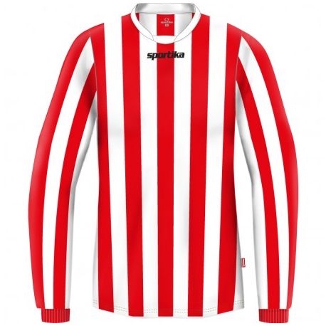 Tricou fotbal cu maneca lunga Stripe