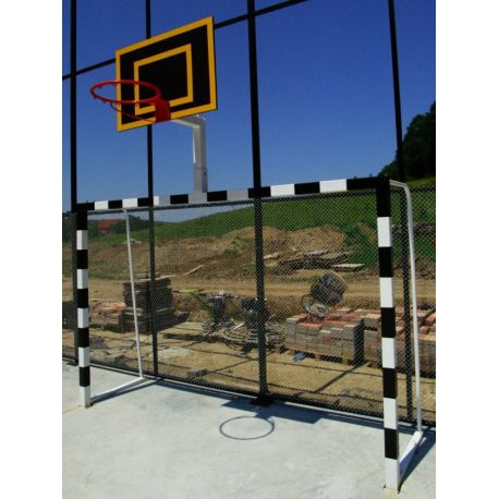 Porti fotbal/handbal 3x2 m, cu panou baschet
