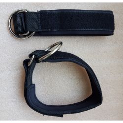 Manere coarda elastica, cu inel prindere carabina