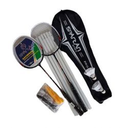 Rachete badminton complet De Luxe, 2 persoane