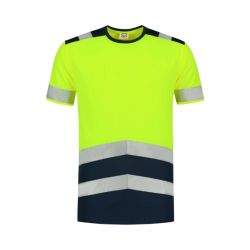 Tricou unisex High-Visibility bicolor